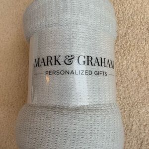 Mark and Graham Colorblock Throw Grey